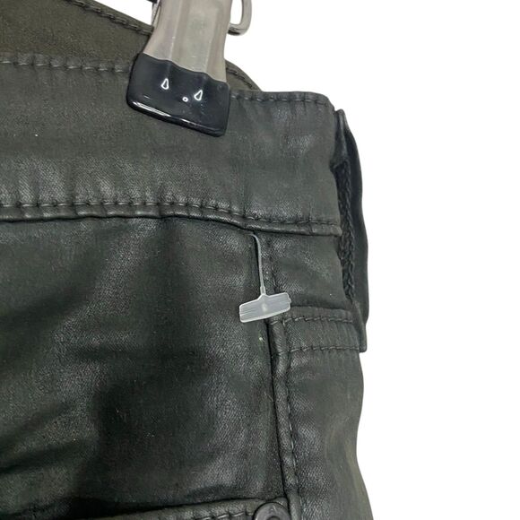 AG Adriano Goldschmied Prima Pants Womens 29x32 (Tag 27) Green Faux Leather NEW - Picture 7 of 10